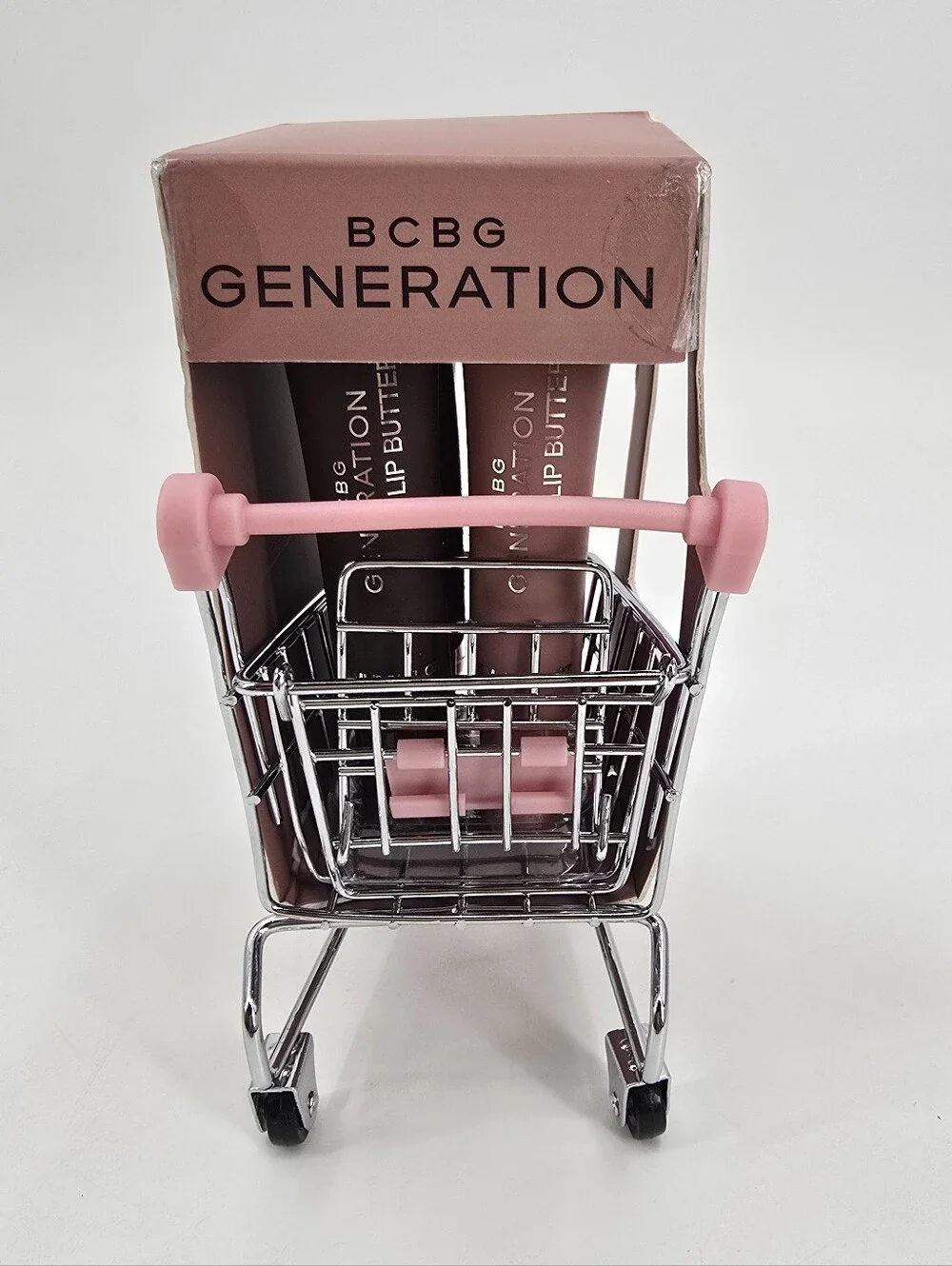 BCBGeneration Lip Butter Balm Set 6pc Assorted Pink/Red/Nude Mini Shopping Car